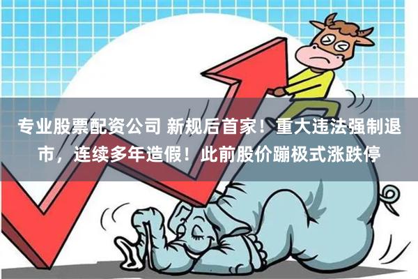 专业股票配资公司 新规后首家！重大违法强制退市，连续多年造假